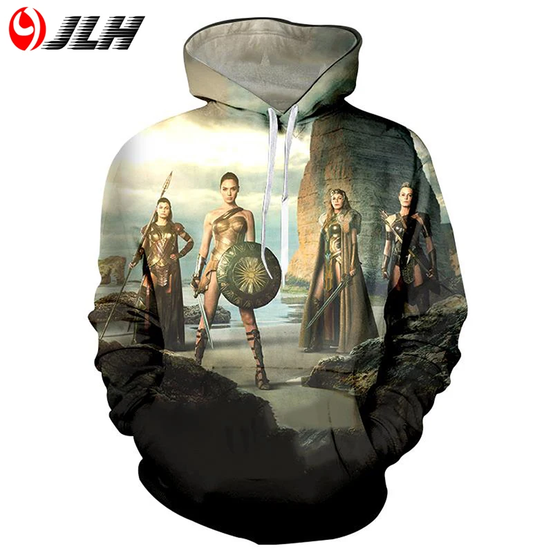 Jlh oversize-свитшот 3D толстовки мужские для мужчин черный пуловер с капюшоном череп