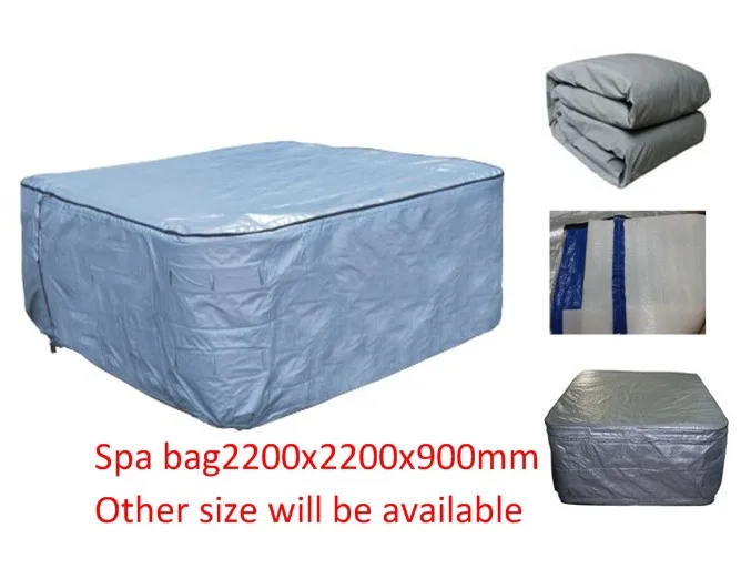 

HOT TUB SPA Insulated COVER BAG 2200x2200x900mm Insulated UV Weatherproof