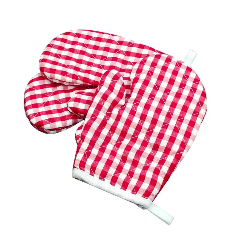 2 шт. детские перчатки с защитой от ожога кухонные для микроволновой печи