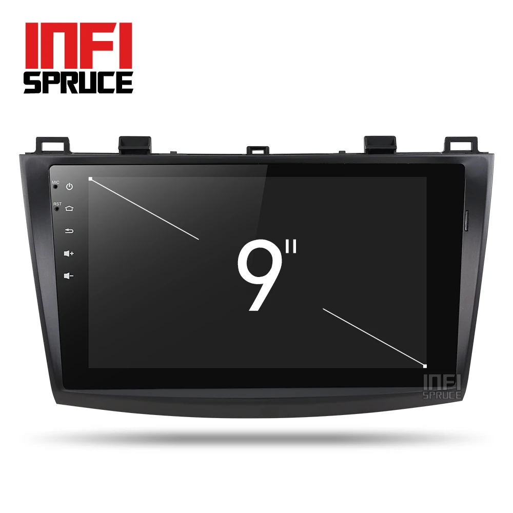 Octa core android 8.1 car dvd for MAZDA 3 9 inch Touch Screen with 1 din radio gps video wifi navigation multimedia player | Автомобили и