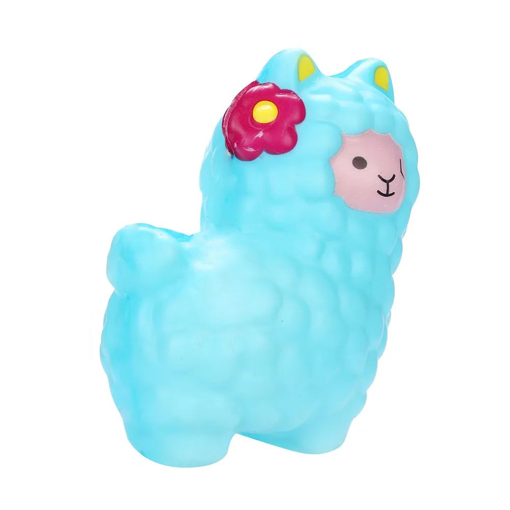 Сжимаемые Kawaii милые сжимаемые очаровательные ламы медленно поднимающиеся