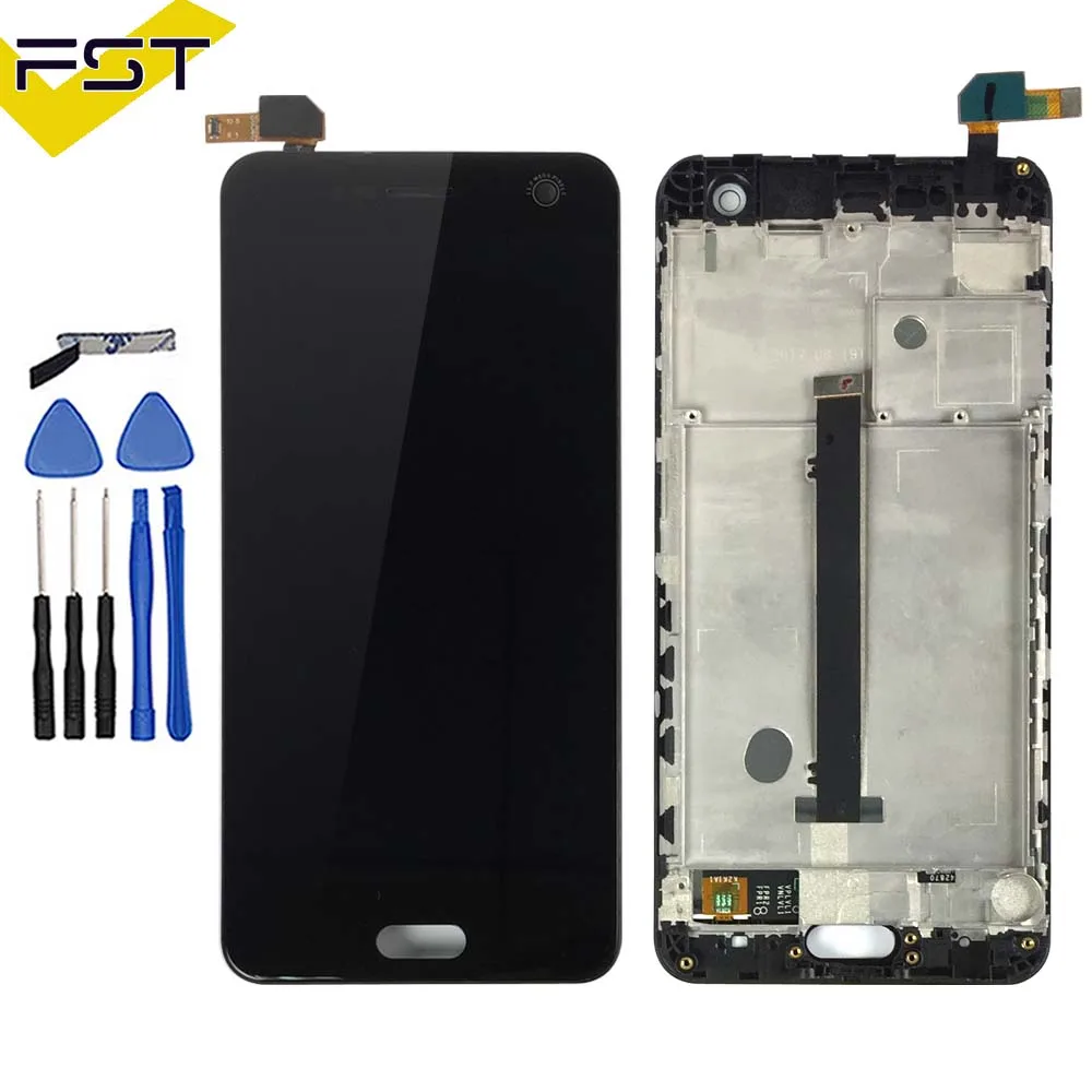 100% Протестировано для zte V8 ЖК дисплей + сенсорный экран в сборе с рамкой запасные