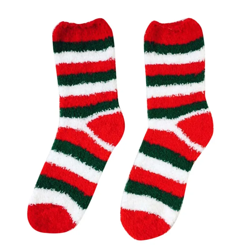 #2533 Для женщин теплые толстые коралловые бархат полосой Тапочки нескользящие