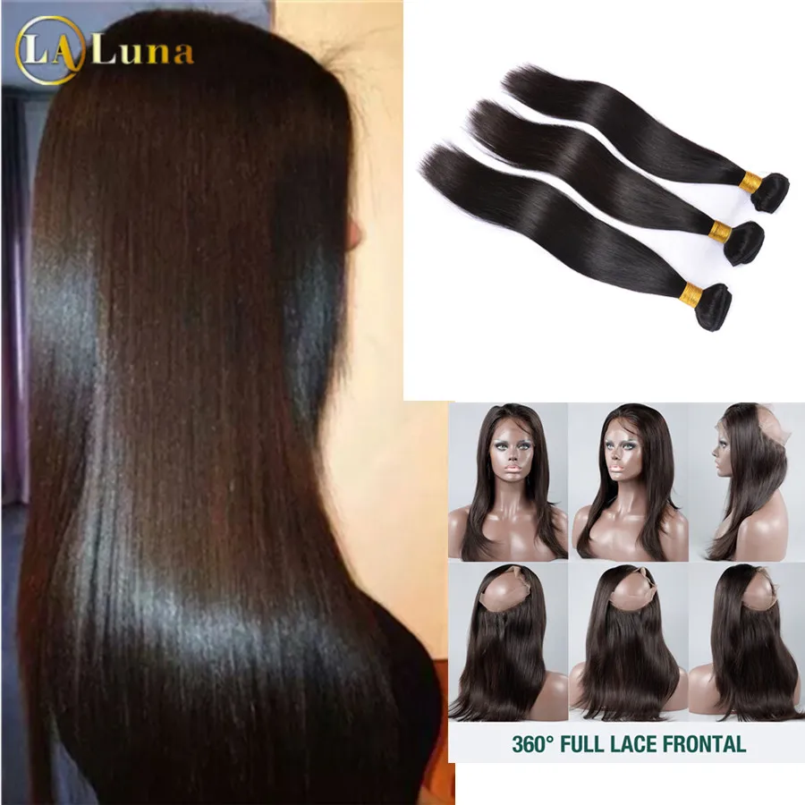 Человеческих Волос Расслоения С 360 Кружева Фронтальной Расслоение Виргинских