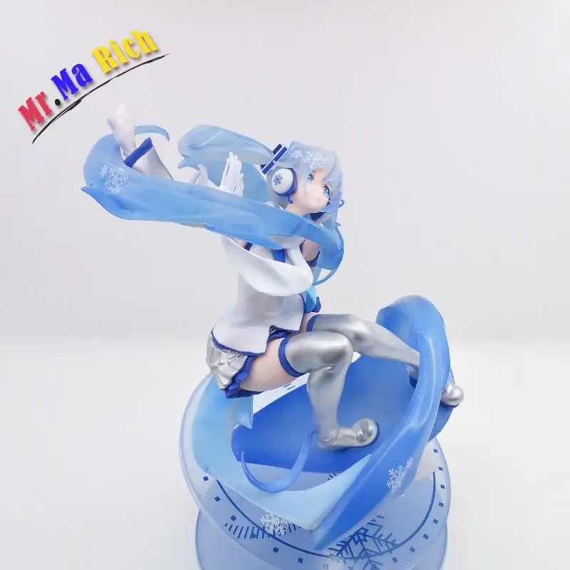 Новые сексуальные аниме фигурки Вокалоид Хацунэ Мику Снежная 2017 15th Anniversary Ver 1/7