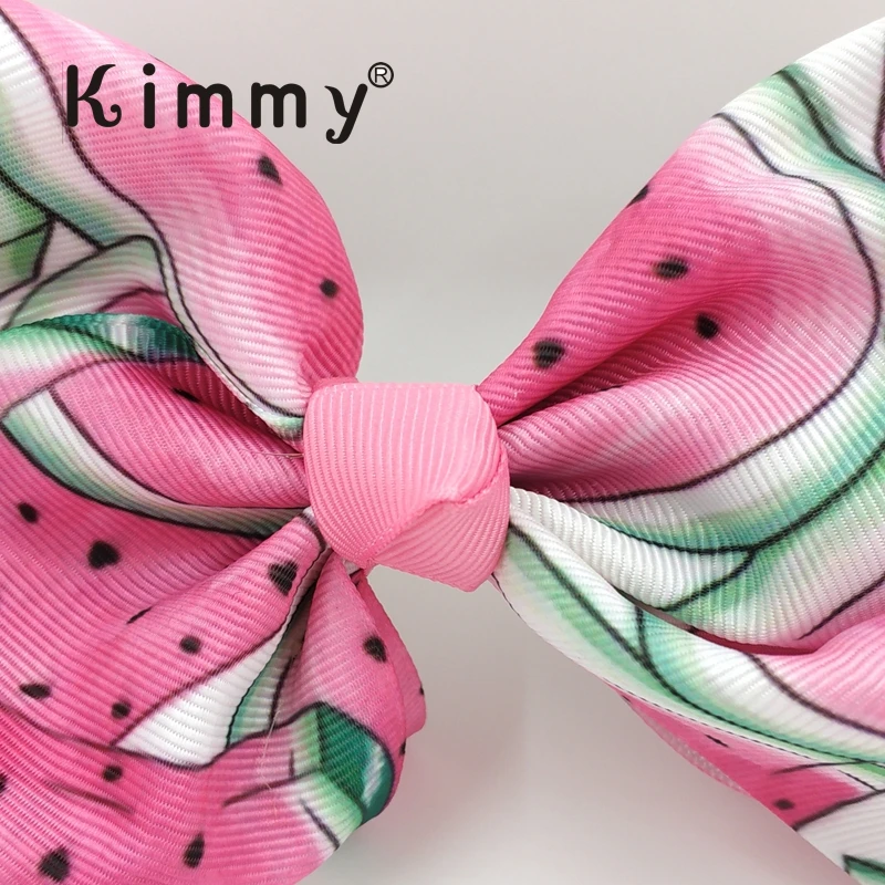 Очень большая 8 дюймовая корсажная лента с принтом арбуза из