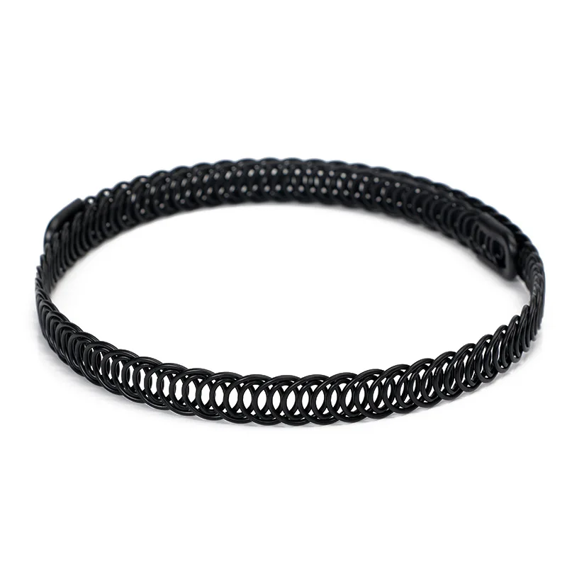 Простой классический choker ожерелье 3 цвет черный золото серебро | Украшения и