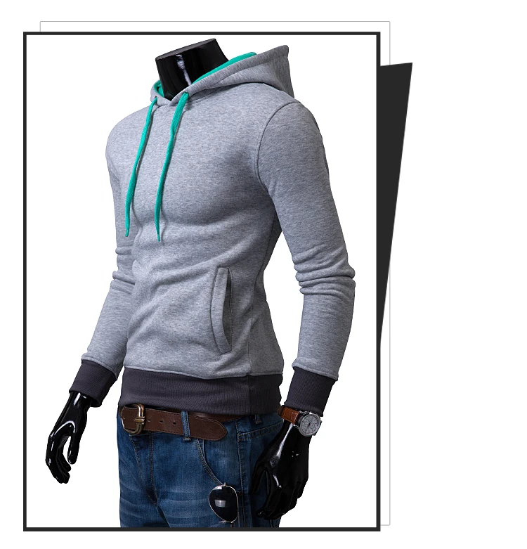 

New Brand Sweatshirt Men Hoodies Fashion Solid Fleece Hoodie Mens Pullover Men's Tracksuits Moleton Masculino