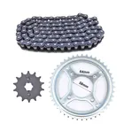 Цепь передней и задней звездочки мотоцикла 428H 122L 14T44T для Honda SDH125-53 WH125-12 SDH125-55 SDH125-61 SDH125-56