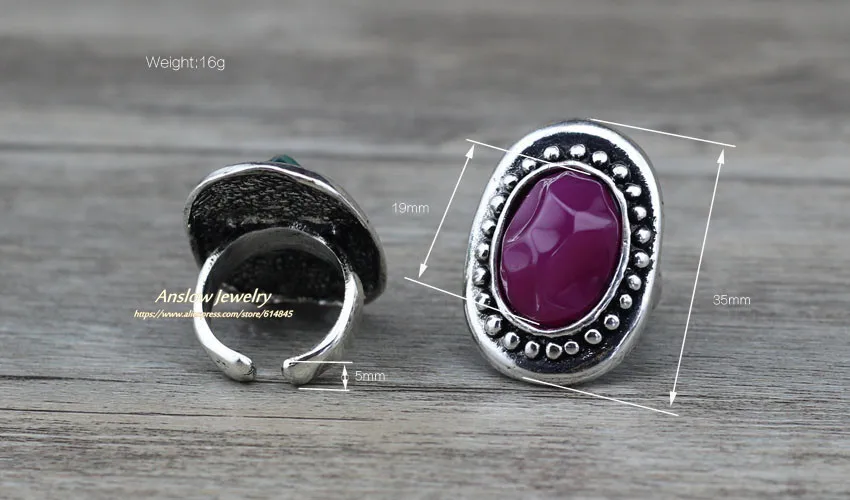 Anslow, новинка, горячая распродажа, ювелирные изделия, классический креативный дизайн,, винтажные женские и мужские кольца, вечерние, свадебные кольца LOW0030AR