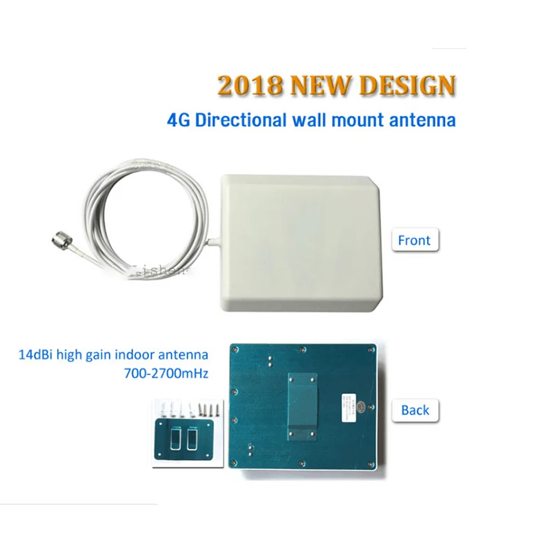Комнатная/уличная панельная антенна MIMO 1710 2700 МГц 3G 4G LTE Wi Fi RG58 кабель 3 метра фидера