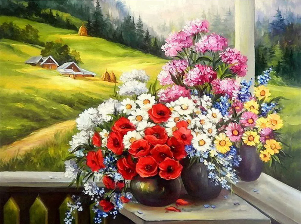 5d diy Алмазная Вышивка Цветы Букет 3D полная картина вышивка крестиком новый алмаз