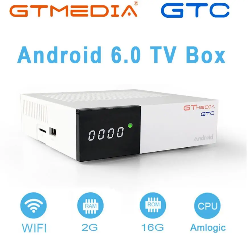 Приемник GTmedia GTC для спутниковой связи Женская Стандартная модель S905D android 6 0