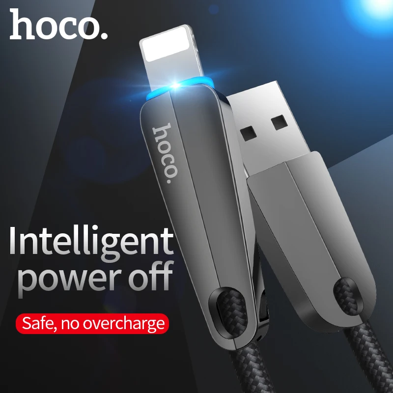 Usb кабель HOCO для iphone X 11 Pro Max 8 7 6 ipad mini с функцией быстрой зарядки|Кабели мобильных