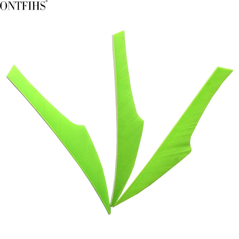 ONTFIHS 50 шт. 4 &quotКороль RW Arrrow перо Fletching стрельба из лука стрелка аксессуары Fletches