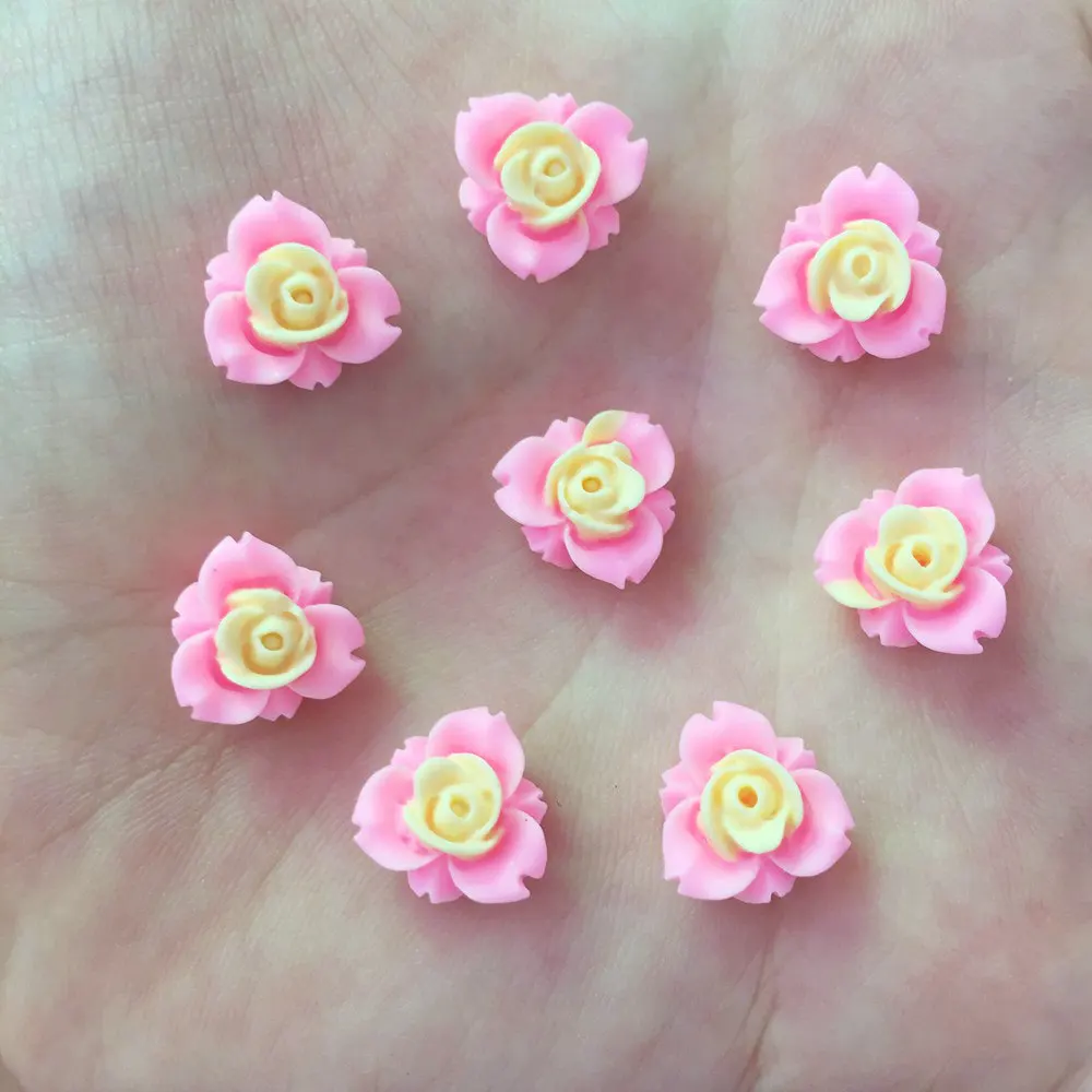 Новинка 80 шт. Смола реальный цвет 11 мм 3D фотокамень Скрапбукинг DIY Свадебные