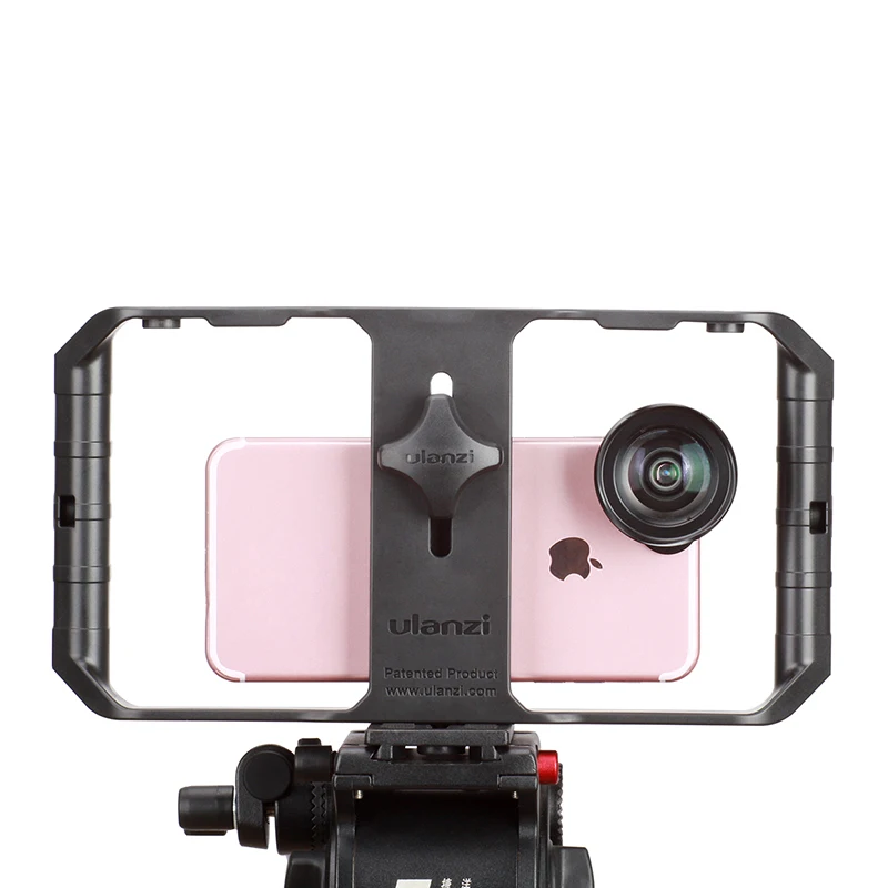 Ulanzi U-Rig Pro смартфон видео Риг w 3 башмак крепления для съемки фильмов Чехол ручной телефон видео стабилизатор Ручка штатив крепление стенд