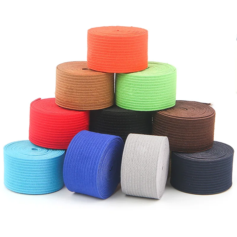 5 м цветные эластичные ленты 20 мм плоская швейная резинка для нижнего белья брюк