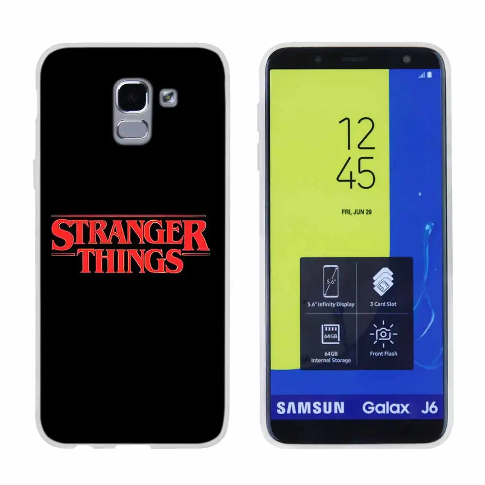 Очень странные дела для чехол для телефона samsung Galaxy j6 J8 J7 J5 J3 J4 Plus J610 Prime Мягкий силиконовый чехол