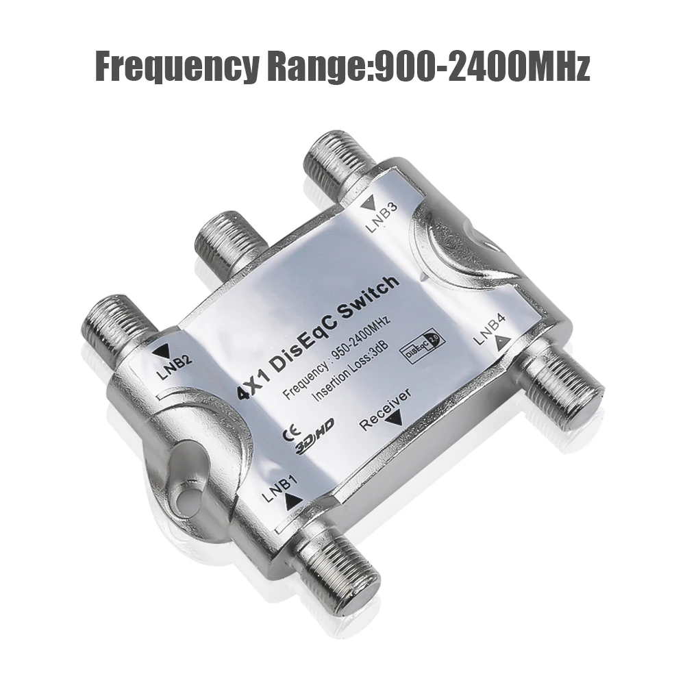 Переключатель kebidu LNB 4X1 Diseqc 2 0 спутниковый ТВ-тюнер переключатель ресивер для