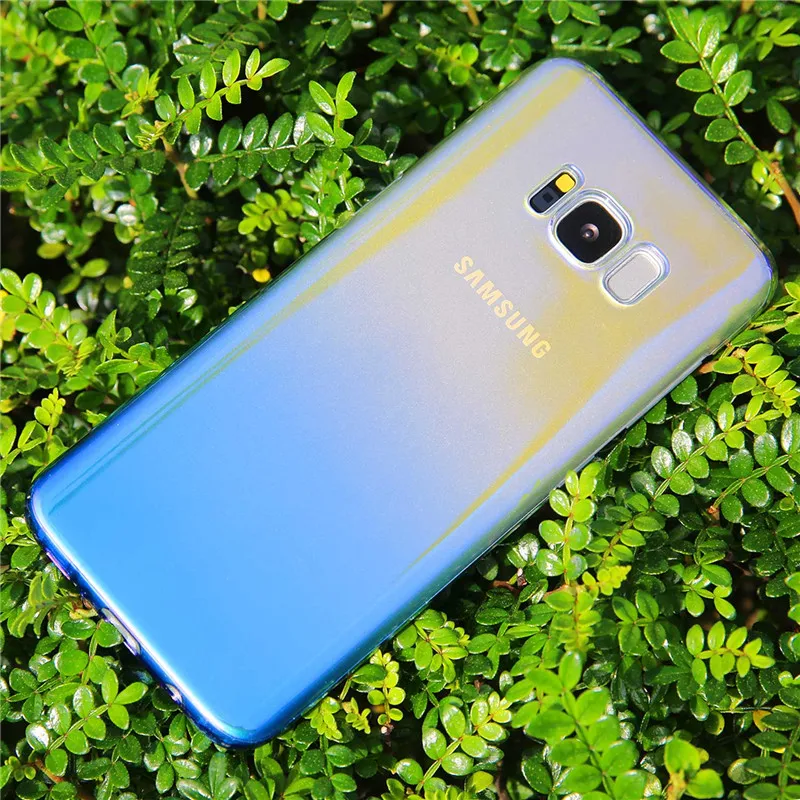Slim Hard Phone Cases for Samsung Galaxy S8 S9 S10 Plus Case Gradient Plastic S7 edge NOTE 8 9 Cover Coque|Бамперы| |