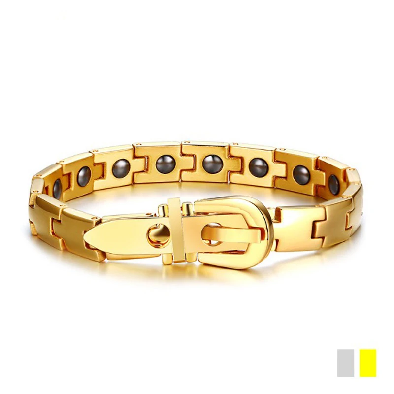 Титановая терапия магнитный браслет для мужчин здоровье нержавеющая сталь