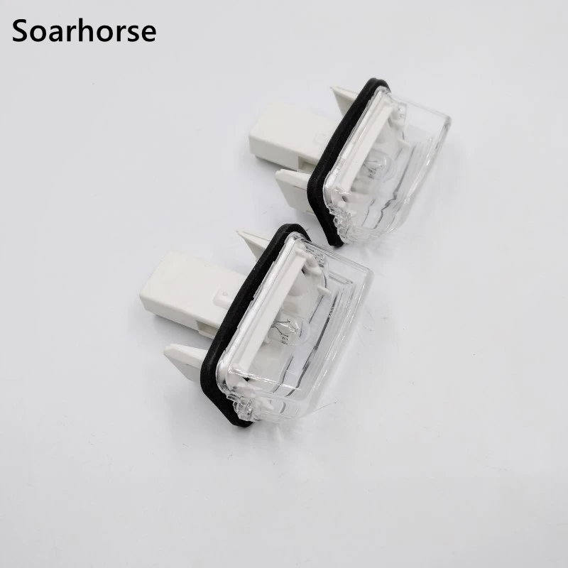 Soarhorse заднее номерной знак светильники для peugeot 206 207 306 307 308 406 407 5008 для Citroen C3 C4 C5
