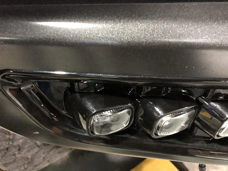Автомобильные мигающие 2 шт. DRL светодиодный дневные ходовые огни для Ford Raptor SVT F150 с сигналом поворота желтые противотуманные фары