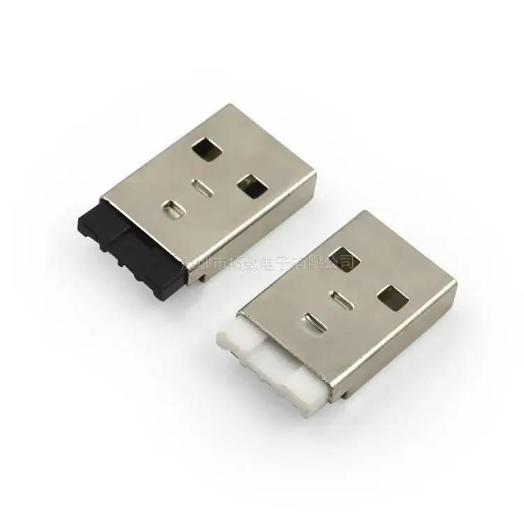 100 шт. AM мужской головы короткое тело сварки линия USB кабель мужчина тип