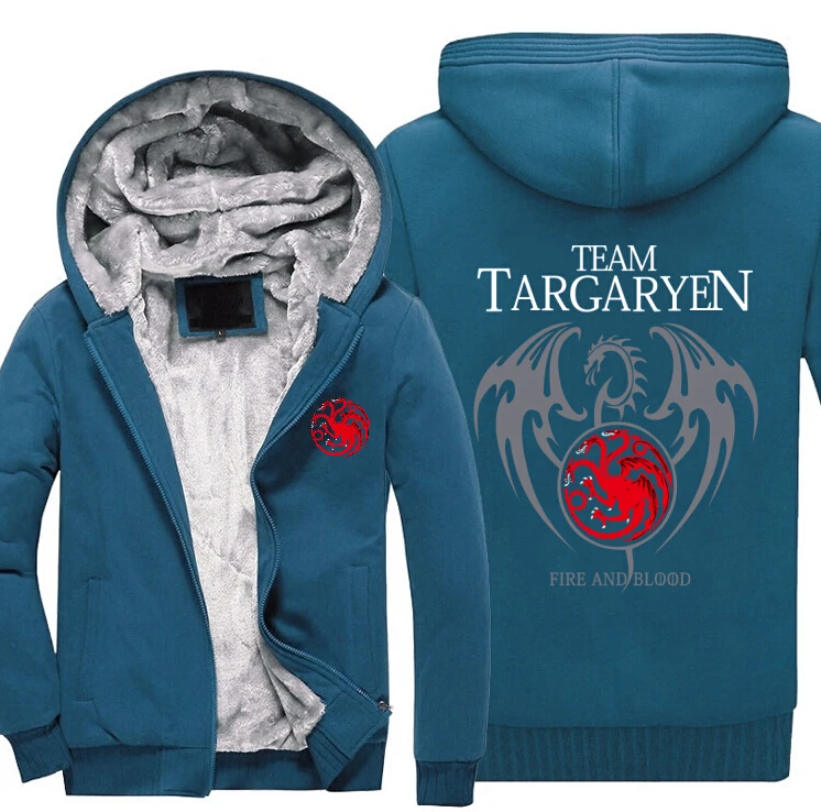Новый отличаются Игра престолов House Targaryen Графический Супер Теплый Сгущает руно