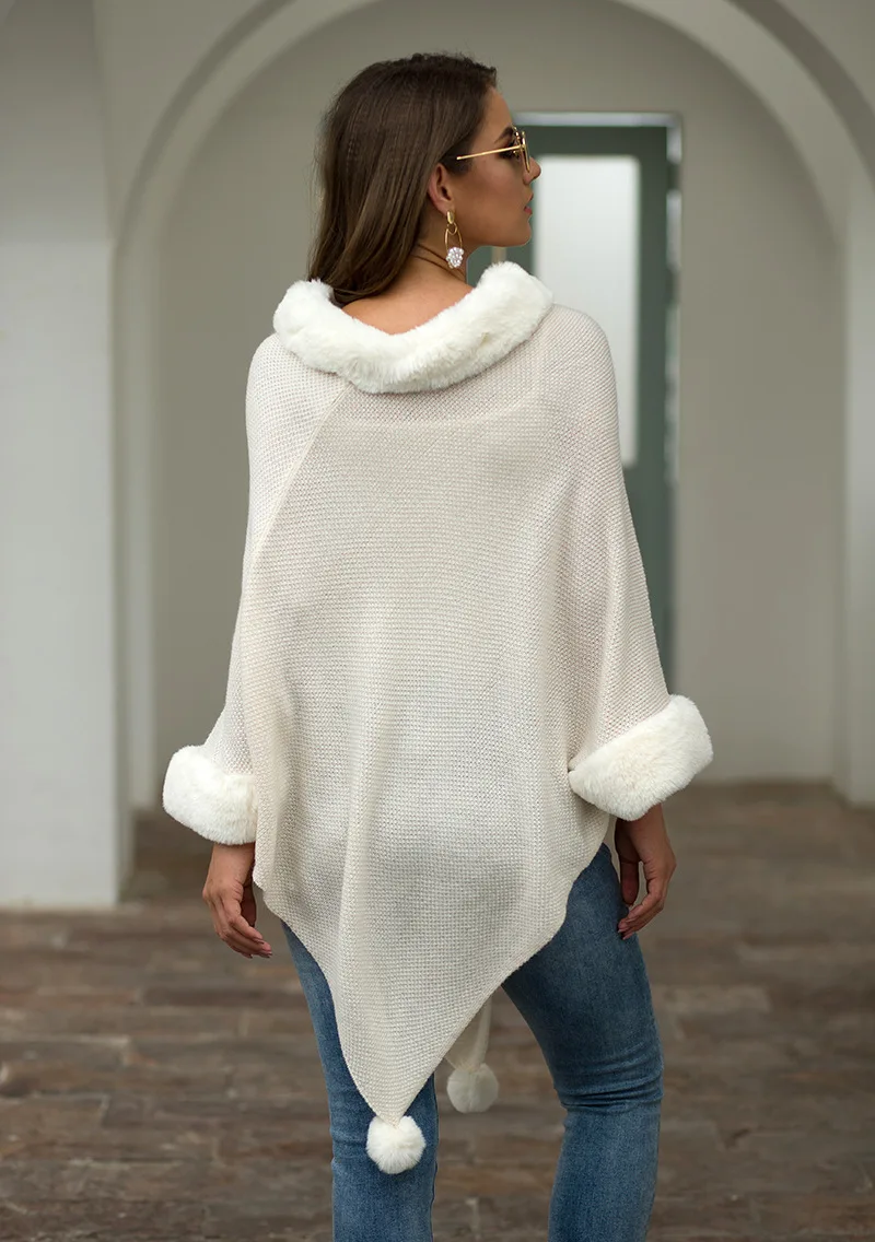 Женский свитер с длинным рукавом однотонный шерстяной высоким воротником теплый