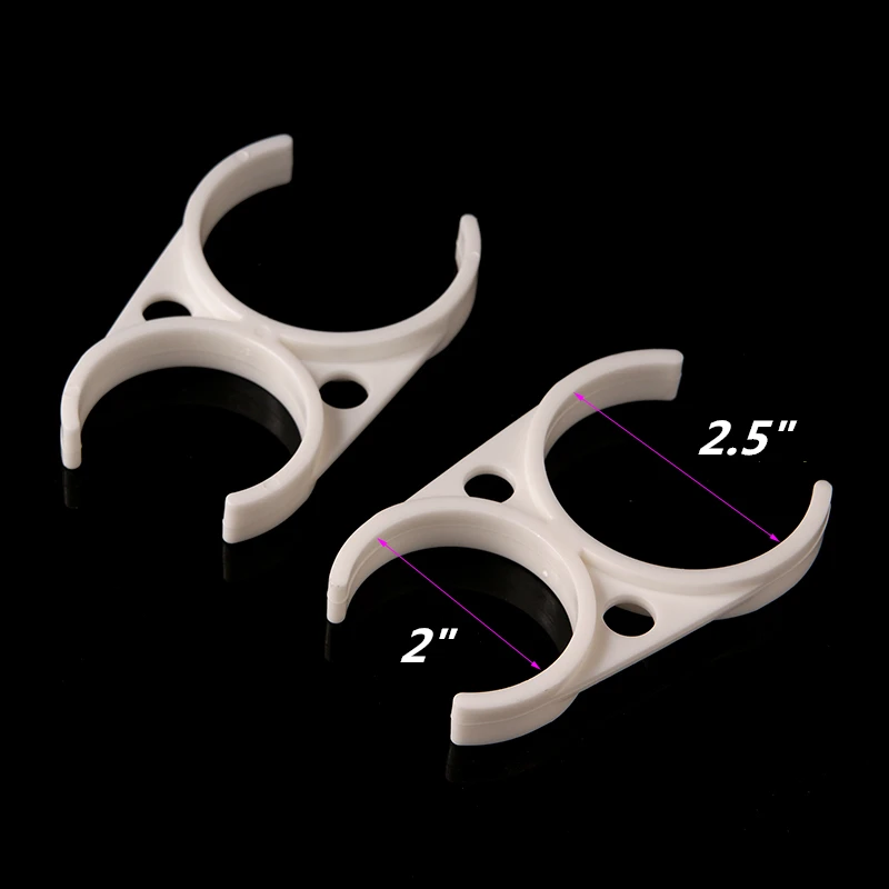 2 x 2.5 Inch Clip 5 шт. зажим фильтра для воды 2," Кронштейн обратного осмоса RO мембранный корпус зажим 2" для очистки воды части - Цвет: 2 x 2.5 Inch Clip