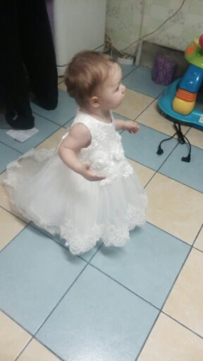 Элегантные детские платья из фатина белого цвета с кружевами для девочек на