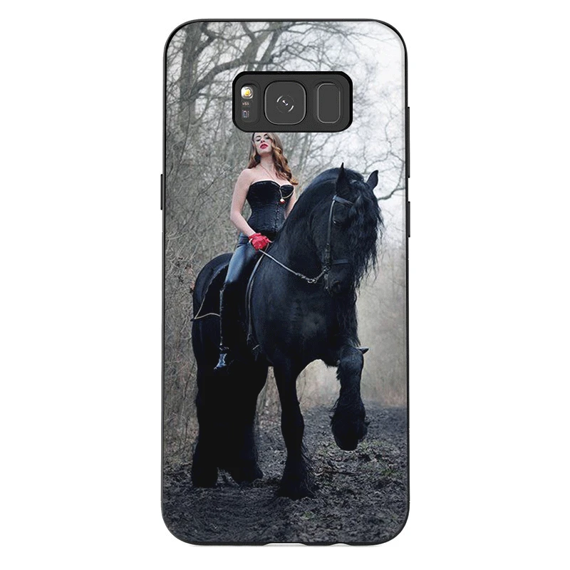 Силиконовый чехол для мобильного телефона Beauty Horse Samsung Galaxy A3 A5 A6 A7 A8 A9 A10 A20 A30 A40 A50 A70