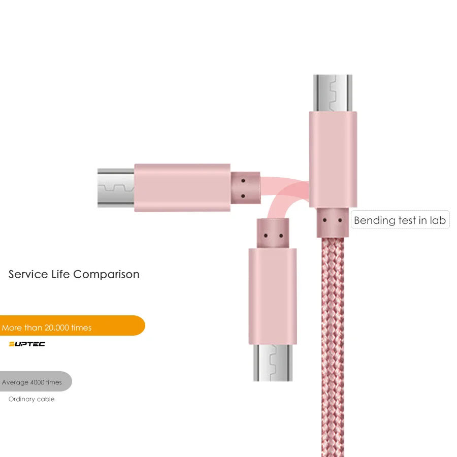 Кабель Micro USB SUPTEC 0.25/1/1.5/2/3м|Кабели для мобильных телефонов| |