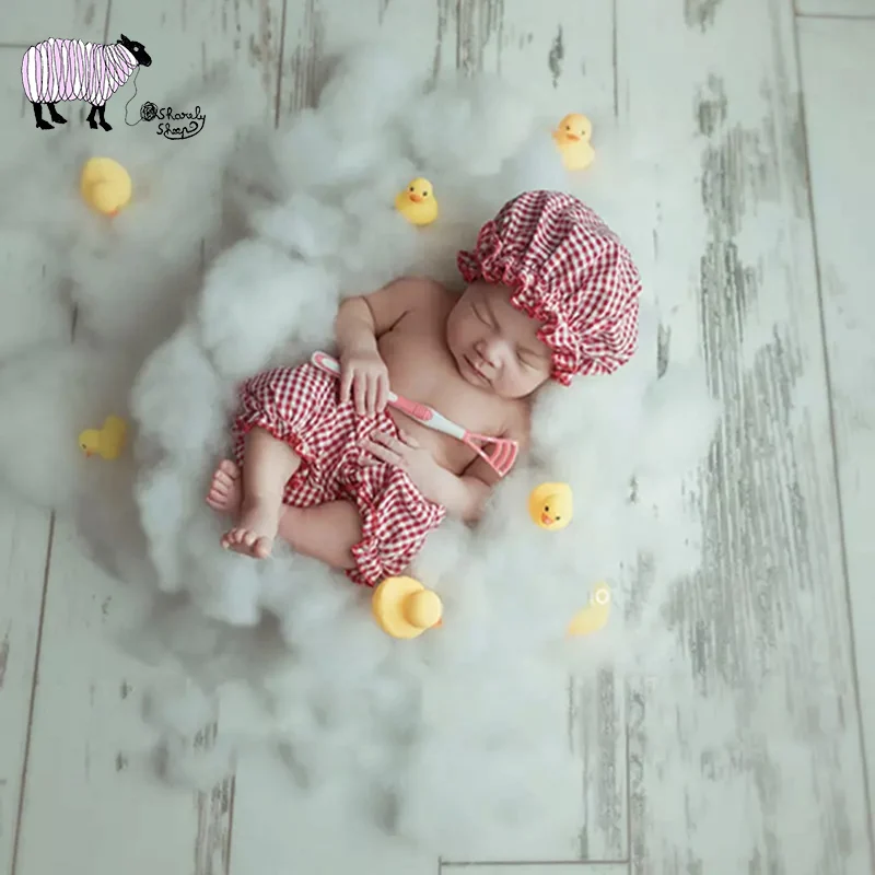 Новорожденный ребенок пена для фотосъемки корзина ванны реквизит младенцев