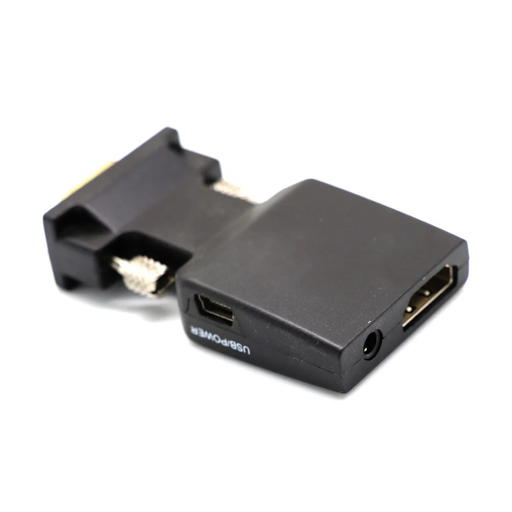 HIPERDEAL 1080P VGA мужчин и женщин HDMI конвертер адаптер аудио порт Удлинительный кабель VGA Oct30 HW
