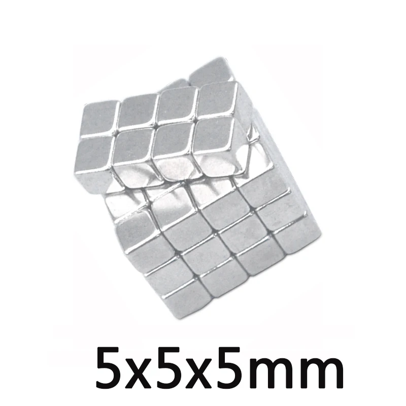 20/50/100 шт 5x5x5 мм мощный профессиональный N35 неодимовые магниты супер сильный