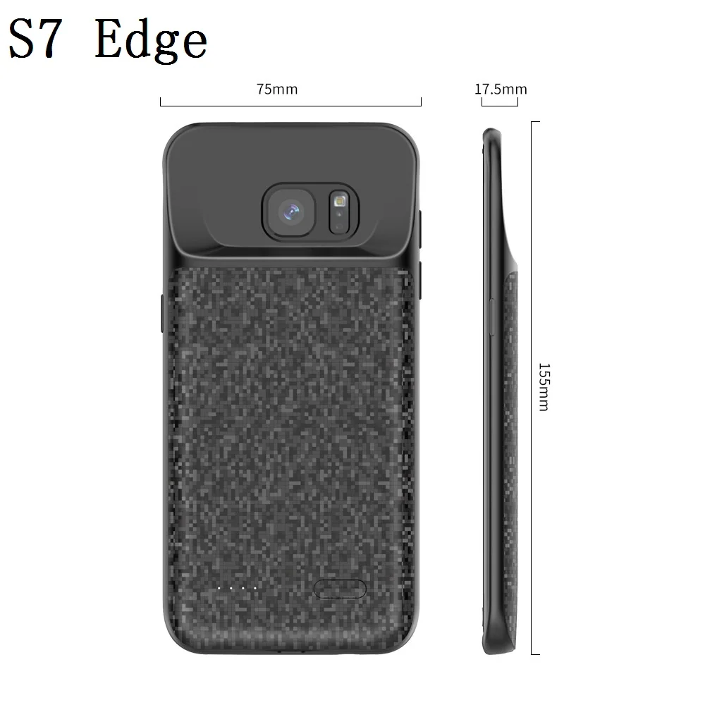 Чехол для Samsung Galaxy S7 Edge чехол зарядного устройства силиконовый ударопрочный