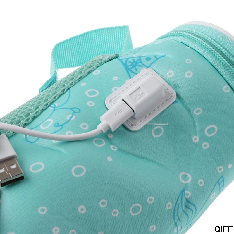 USB грелка для детских бутылочек подогреватель изолированная сумка дорожная