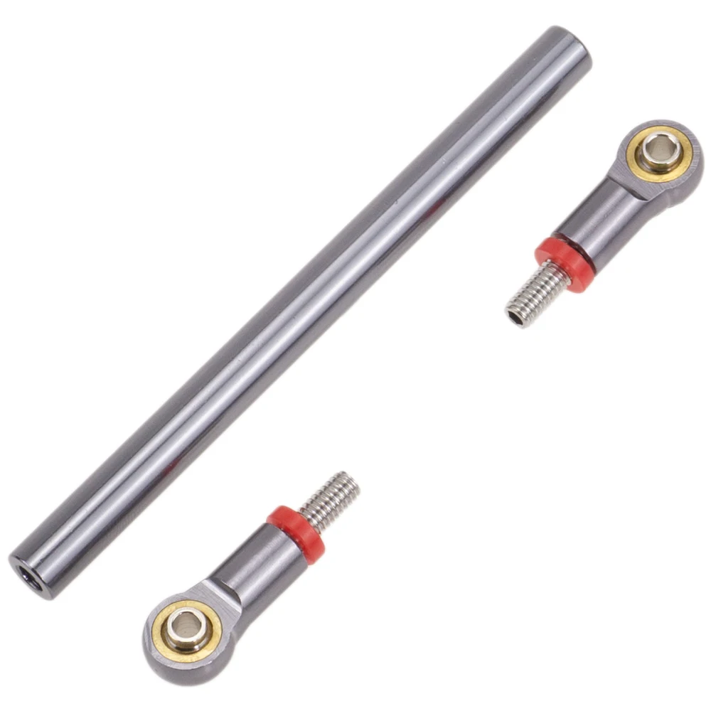 8PCS Alum Steering Servo Linkage Pull Rod Connectors Upgrade Parts for RC 1/10 Axial SCX10 Car | &amp Accs