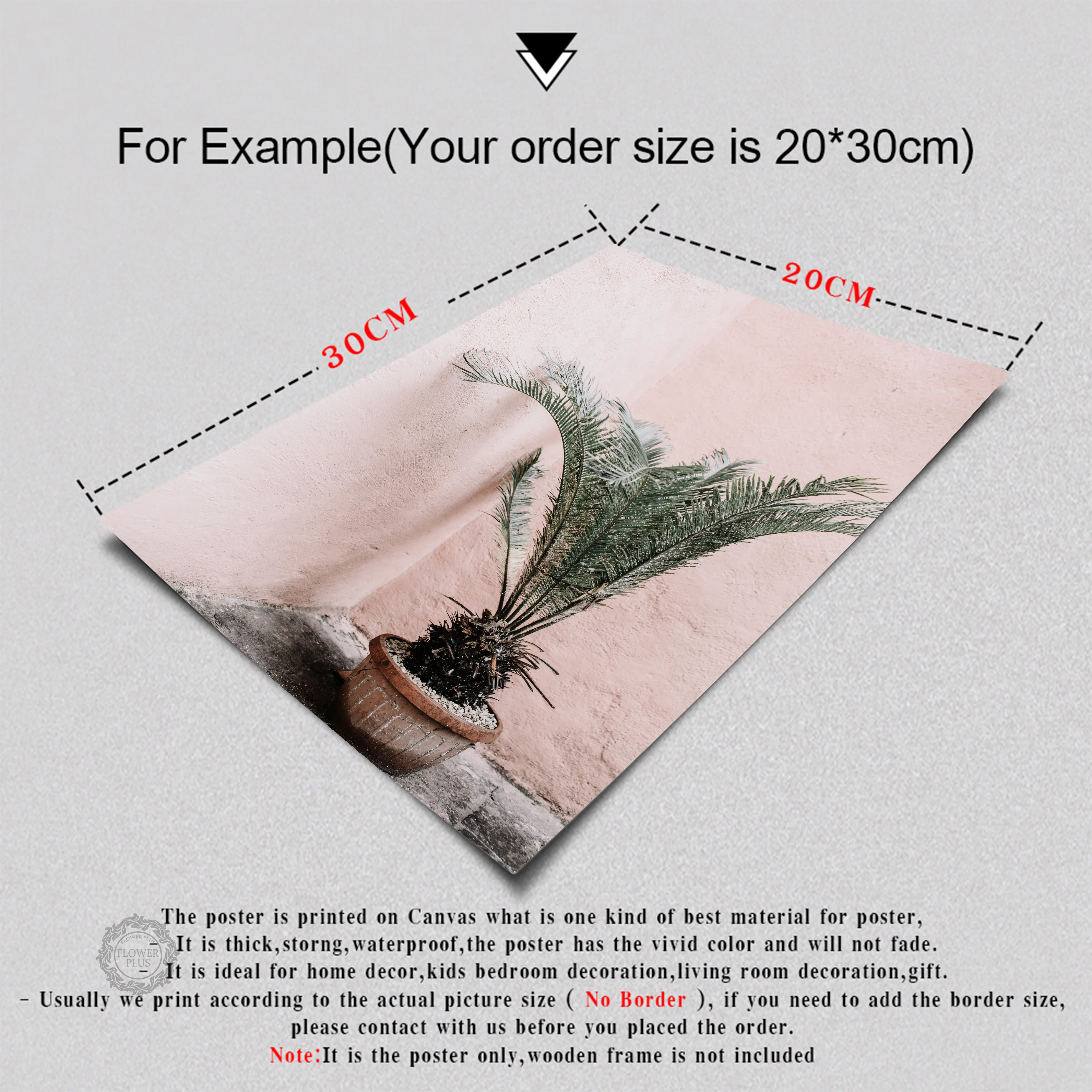 

Cuadros Decoration Salon Pink Plants Posters and Prints Wall Art Canvas Painting Pictures for Living Room Decor for Home