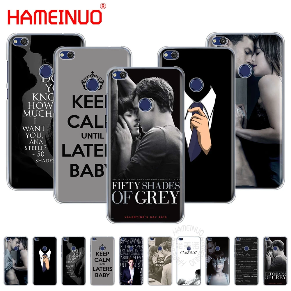 HAMEINUO 50 оттенков серого цвета Детский чехол для телефона huawei Ascend P7 P8 P9 P10 P20 lite plus G8 G7