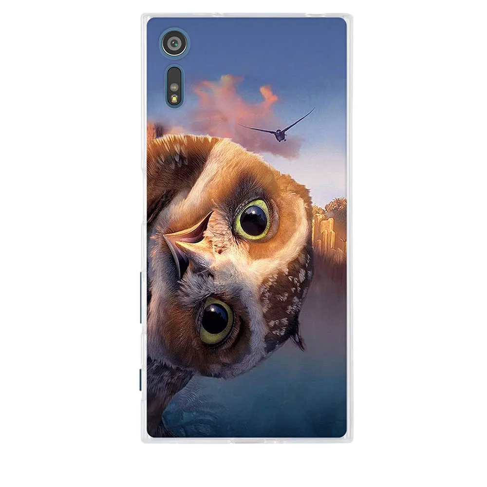 Чехол из ТПУ для Sony Xperia XZ мягкий силиконовый чехол задней панели телефона с