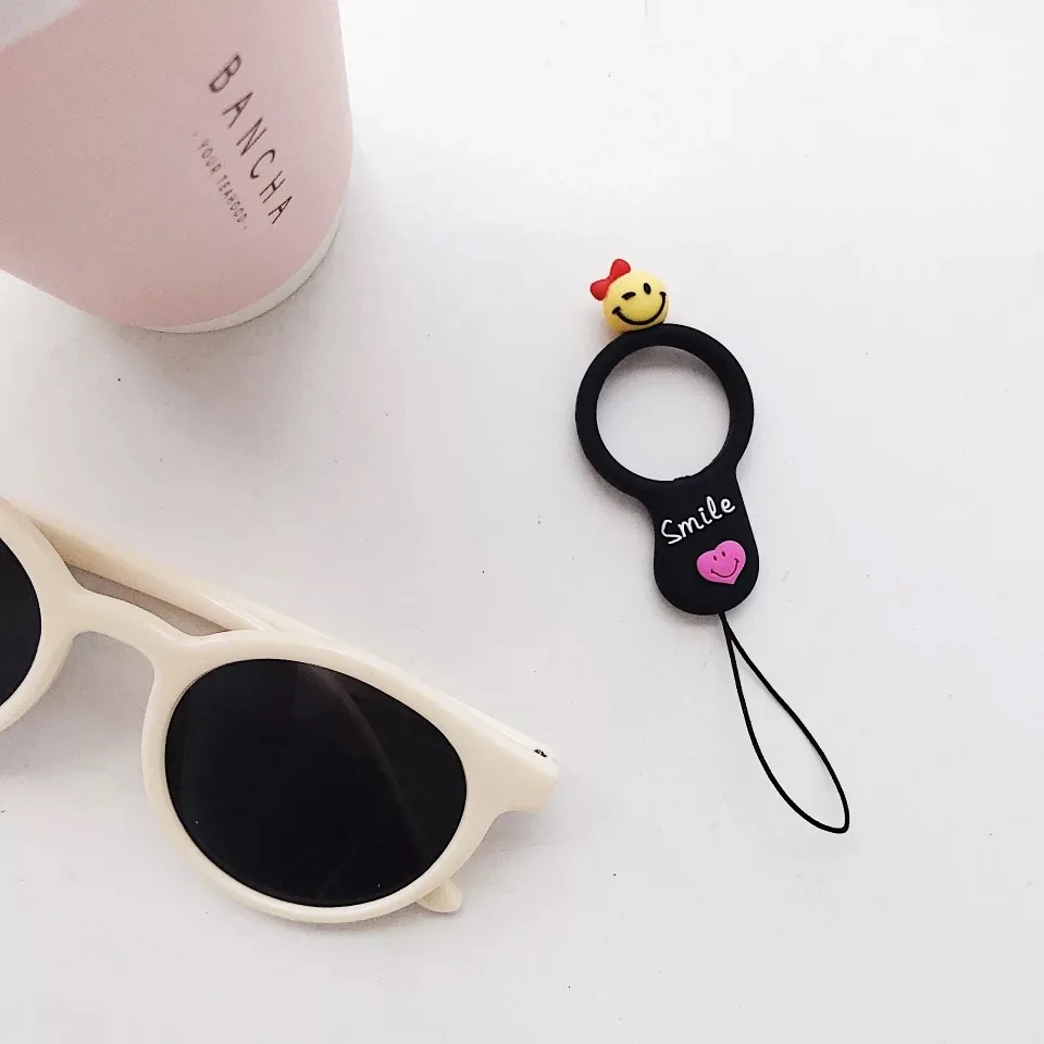 Кольцо на палец для телефона, ремешки, каваи, силиконовые ремешки, USB держатель для ключей, веревка для мобильного телефона, мини-ремешок
