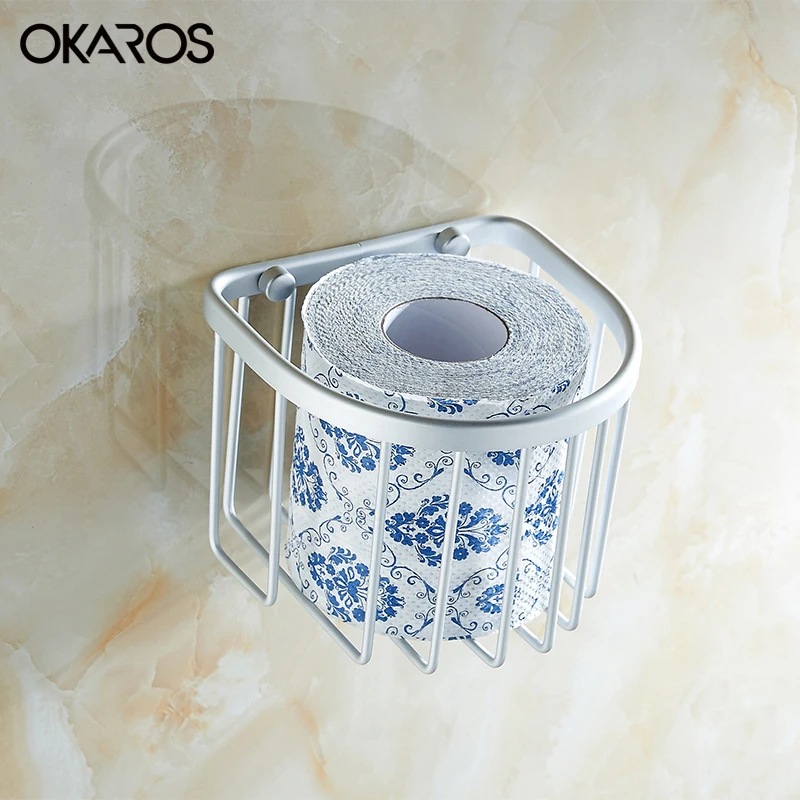 OKAROS настенная корзина для хранения в ванной комнате держатель рулона туалетной