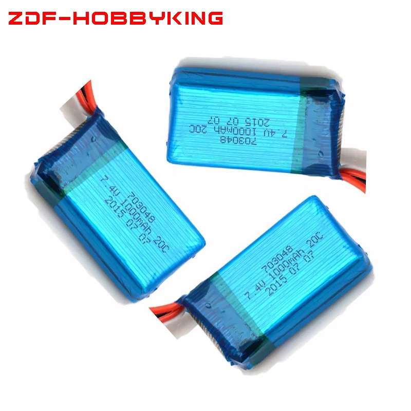 Аккумулятор WLtoys V262 V353 V912 RC MC6A/6B/E7 lipo 7 4 В 1000 мАч 20C 2S литий полимерный аккумулятор