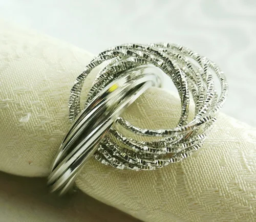 metal decoration napkin ring holder for wedding | Дом и сад