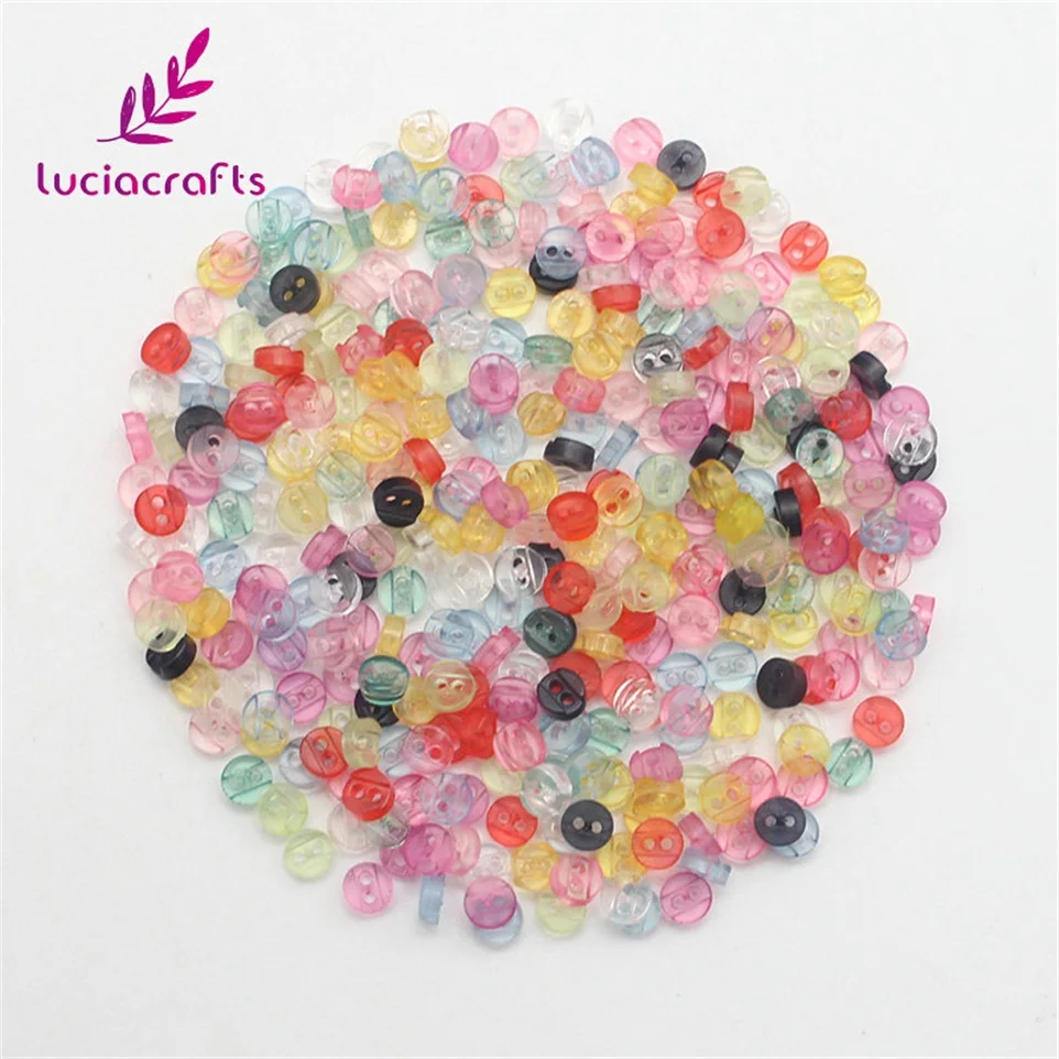 Lucia crafts 100 шт мульти-формы 2 отверстия пуговицы из полимерной глины для скрапбукинга одежда Декоративная Кнопка DIY Швейные аксессуары E0405