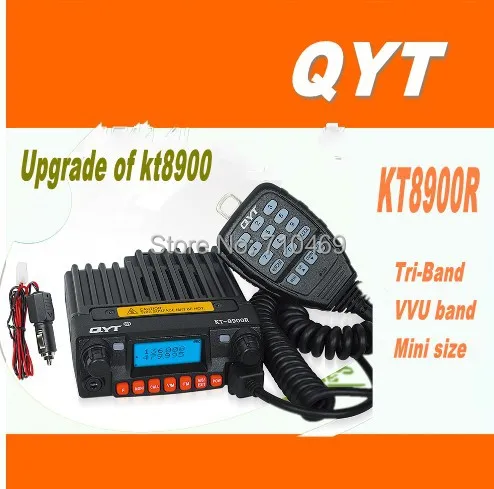 DHL Бесплатная доставка + 2 шт./лот Новый QYT KT 8900R kt8900r мини мобильный трансивер